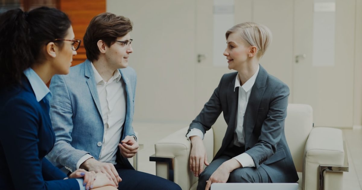 Business handshake after closing a deal