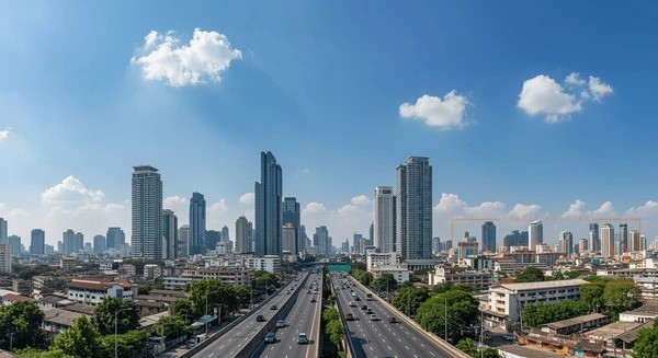 Bangkok skyline best areas to stay